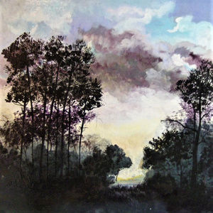 Canvas giclee of original art "A Southern Evening"
